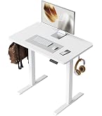 Amazon | YIHAYO 昇降デスク 一枚板 高さ70-115cm 幅80cm 奥行き60cm